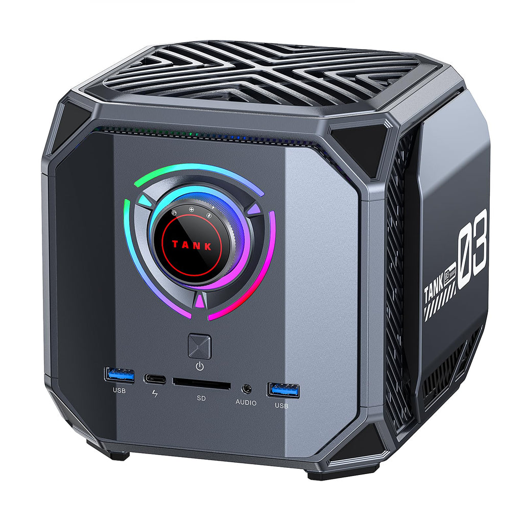 ACEMAGIC M1A Pro AI Mini PC Workstation Windows 11 Pro Intel Core i9-13900HK Discrete ARC A770 GPU 32GB DDR5 1TB Mini Computer PCIe4 SSD, 54W TDP Mini Gaming PC, 6-Display 8K, USB4, WiFi6E/2.5G LAN