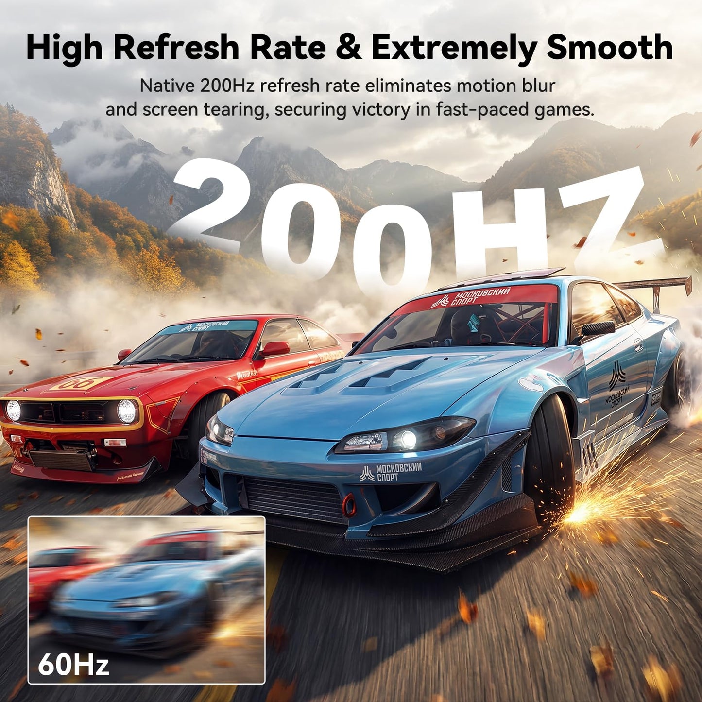 DJiEX 24 Inch Curved 200hz Gaming Monitor, FHD 1080p Computer Monitor with 3000R, 4000:1 Contrast, 1ms Response Time, 99% sRGB, AMD FreeSync, Eye Care, HDMI 2.0 & DP 1.4, VESA Mount, for Game & Office