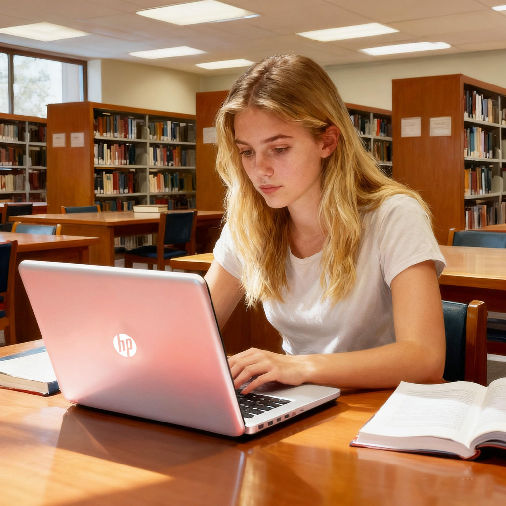 HP Ultrabook Laptop Computer • Thin & Portable • Intel N150 CPU • 128GB SSD • 4GB RAM • Copilot AI • Long Battery Life • Windows 11 with Microsoft 365