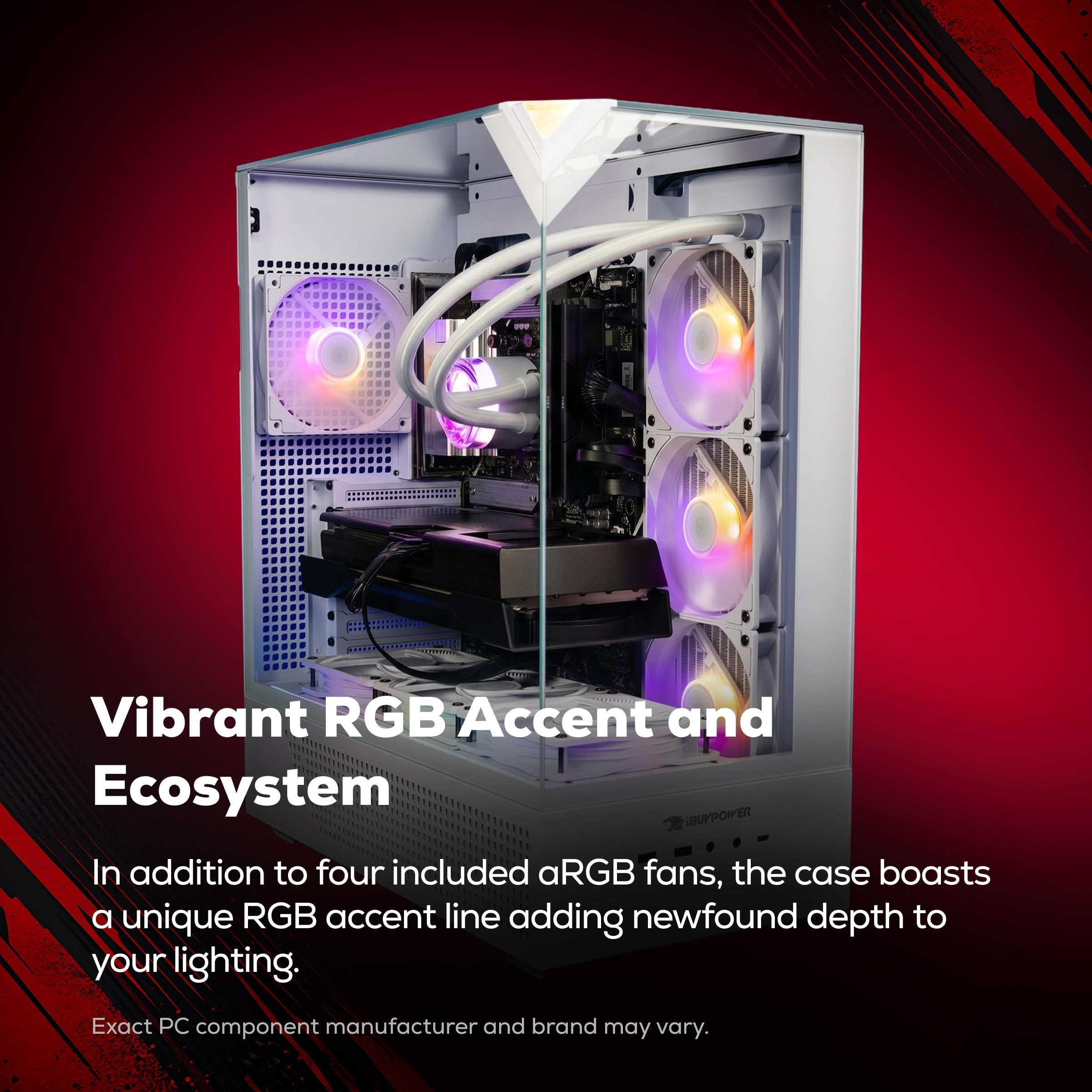 iBUYPOWER Element Gaming PC Desktop Computer AMD Ryzen 9 7900X CPU, NVIDIA GeForce RTX 5070 12GB GPU, 32GB DDR5 RGB 5200MHz RAM, 1TB NVMe SSD, Windows 11 Home, Gamer Keyboard and Mouse - EWA9N5702