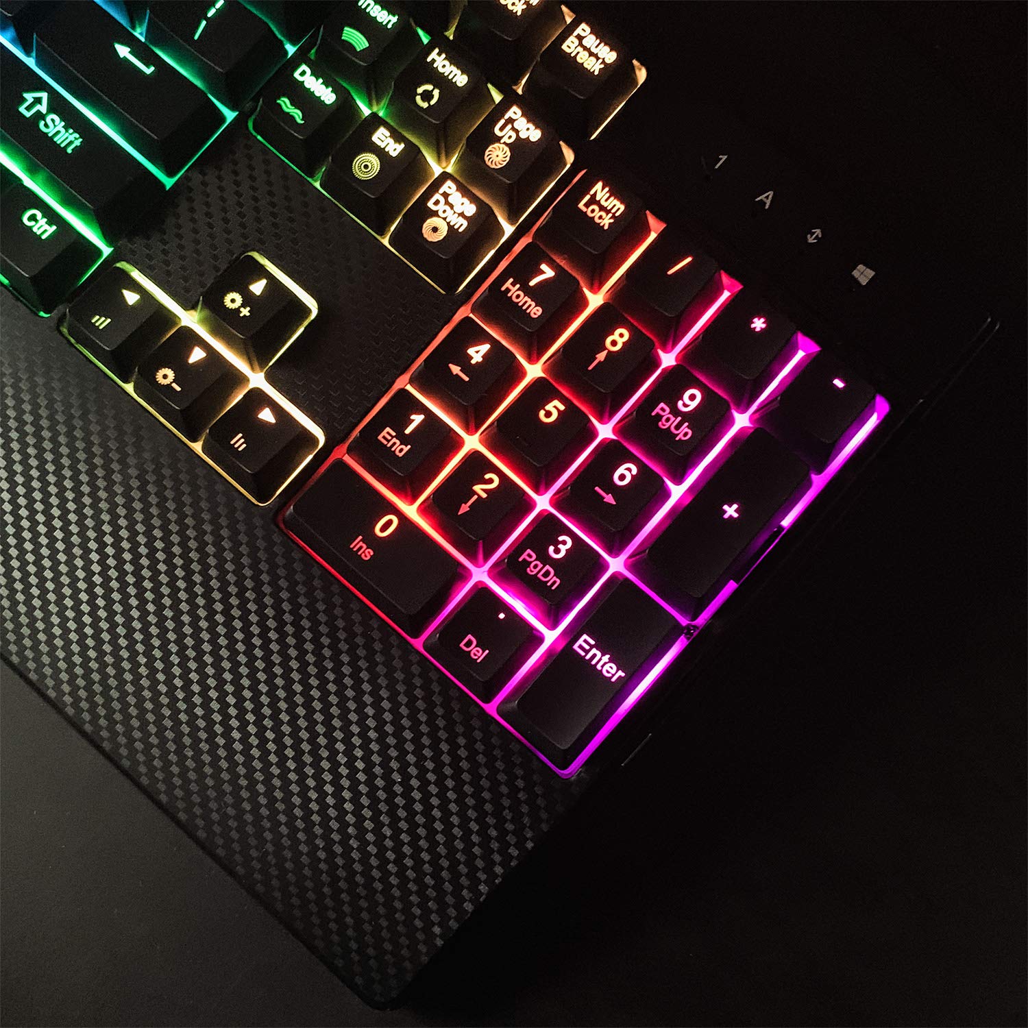 Deco Gear Gaming Accessory Bundle - Mechanical 18-Mode 104 Key RGB Keyboard with 11-Mode RGB Gaming Mouse and 32" x 12" Extended Mouse Pad