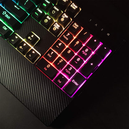 Deco Gear Gaming Accessory Bundle - Mechanical 18-Mode 104 Key RGB Keyboard with 11-Mode RGB Gaming Mouse and 32" x 12" Extended Mouse Pad