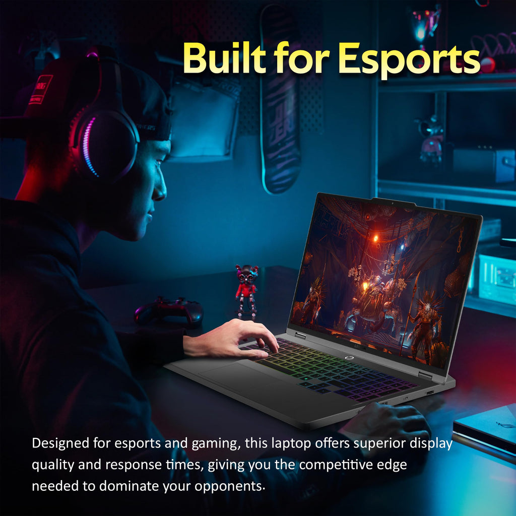 Lenovo Legion 5 16" WQXGA 240Hz Gaming Laptop, Intel Ultra 9 275HX, NVIDIA GeForce RTX 5060, 32GB DDR5, 2TB Storage (1TB SSD+1TB Docking Station Set), 24-Zone RGB Backlit Keyboard, Win 11 Pro, Gray