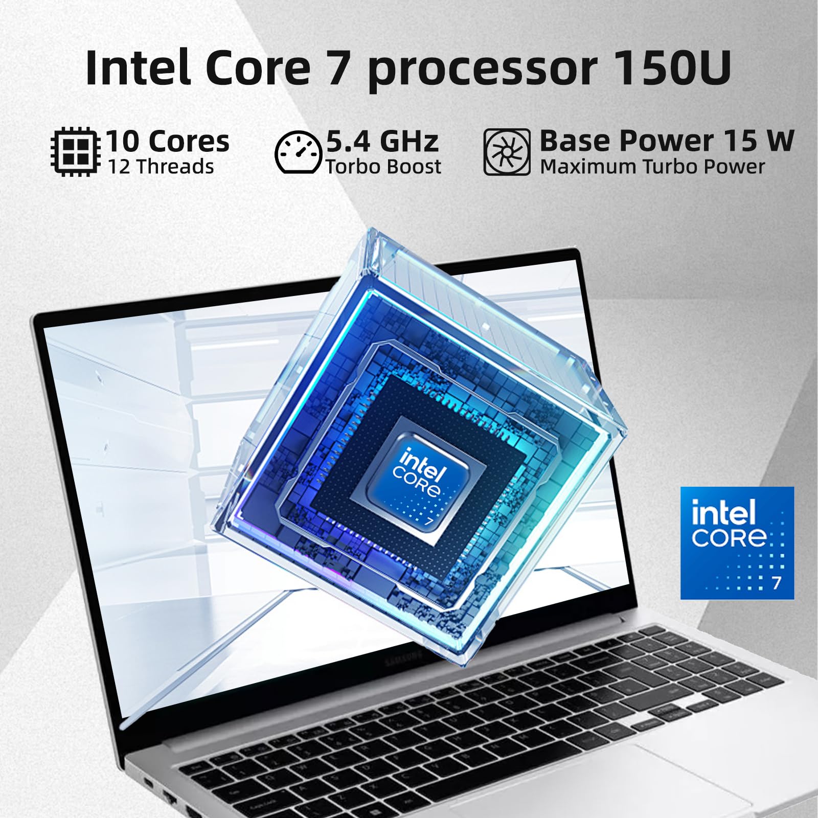 Samsung Galaxy Book4 Business Laptop - 15.6" FHD Display, Intel 10-Core 7-150U(Beats i7 1355U), 16GB RAM, 1TB SSD, Win 11 Pro, Backlit Keyboard, Fingerprint, Long Battery Life, W/Redragon Accessory