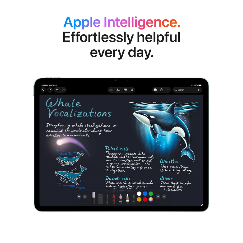 Apple iPad Air 13-inch (M4): Liquid Retina Display, 512GB, 12MP Front/Back Camera, Wi-Fi 7 with Apple N1, Touch ID, All-Day Battery Life — Purple