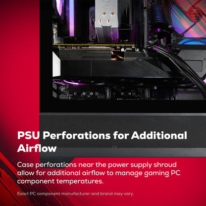 iBUYPOWER Element SE Gaming PC Desktop Computer AMD Ryzen 5 5500 CPU, AMD Radeon RX 6500XT 4GB, 16GB DDR4 Non-RGB 3200MHz RAM, 512GB NVMe SSD, Windows 11 Home, Gamer Keyboard and Mouse - ESA5R65XT04