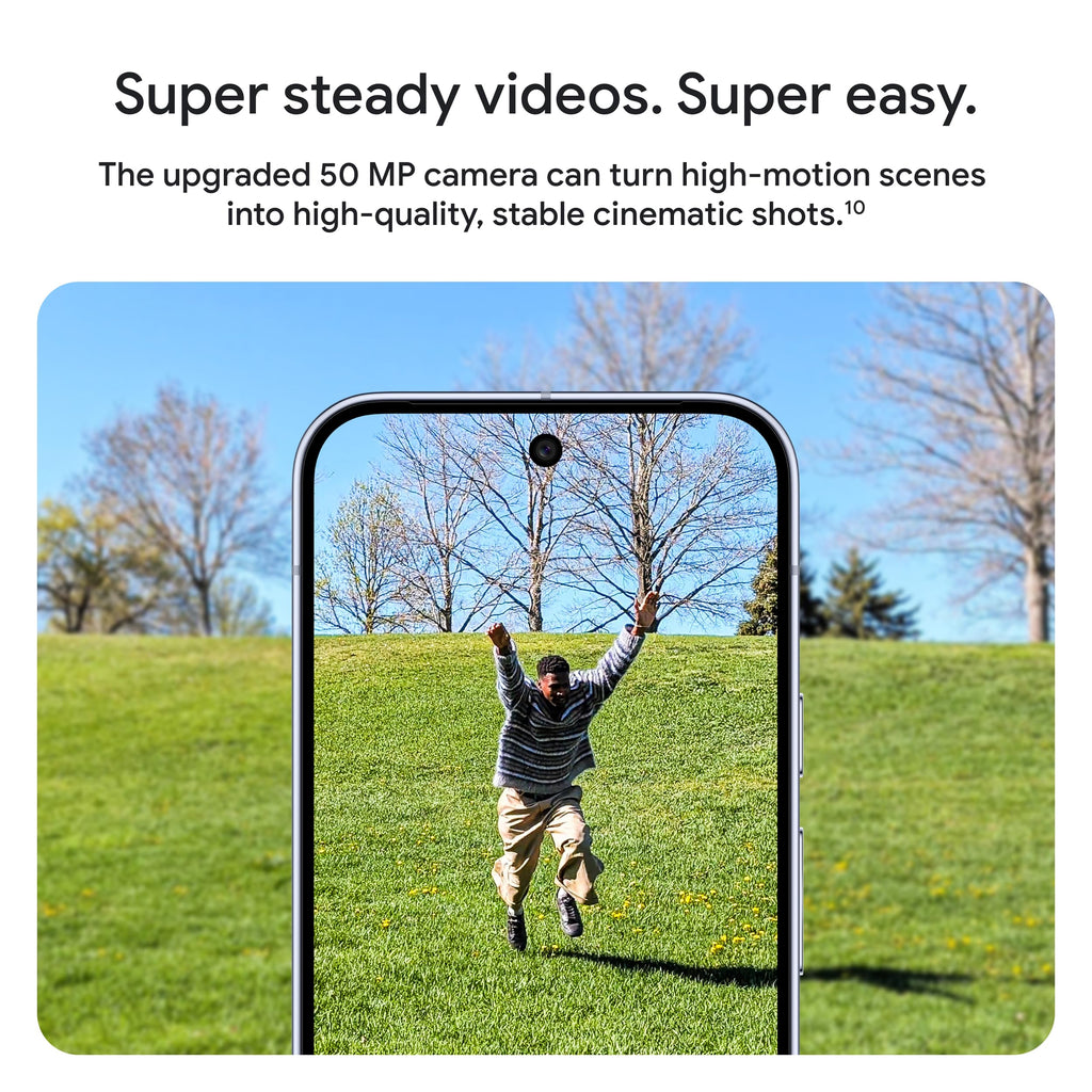 Google Pixel 10 Pro XL - Unlocked Android Smartphone with Gemini, Your Google AI Assistant, Triple Rear Camera System, Fast-Charging 24+ Hour Battery, and 6.8" Super Actua Display - Obsidian - 256 GB